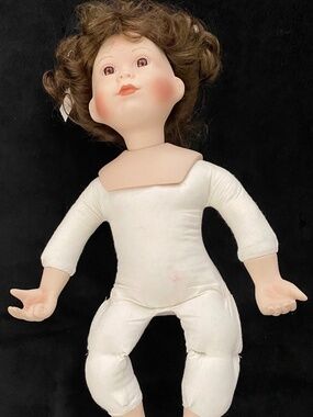 Porcelain Doll by Kathy Hippensteel. Preowned, Unclothed.
